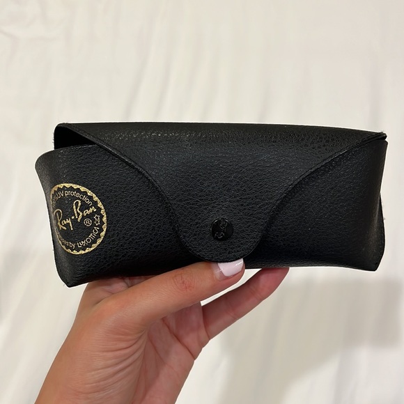 Ray-Ban Round Metal-Frame Sunglasses with Blue Mirror Lens - Picture 5 of 5